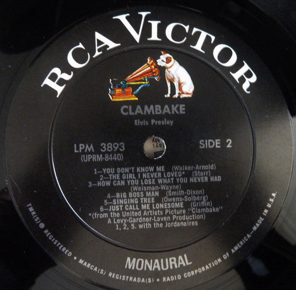 Elvis Presley : Clambake  (LP, Album, Mono, Hol)