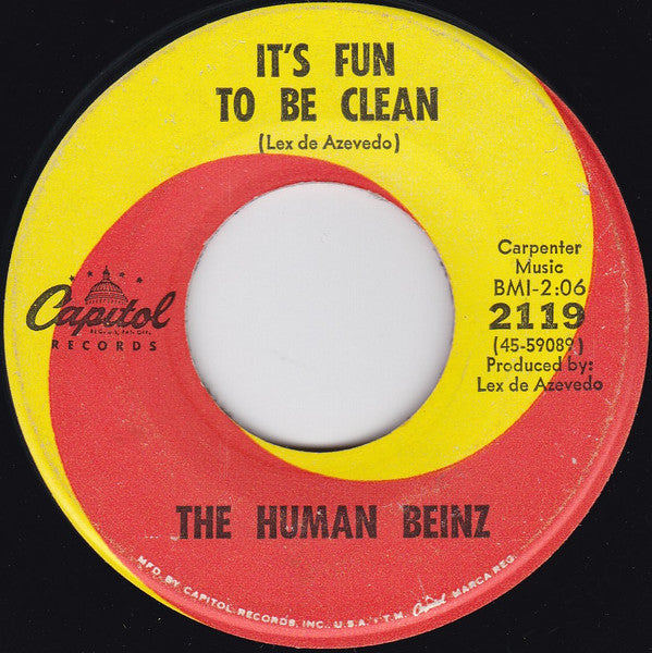 The Human Beinz : Turn On Your Love Light (7", Single)