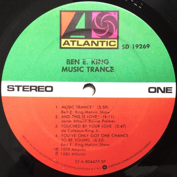 Ben E. King : Music Trance (LP, Album, Spe)