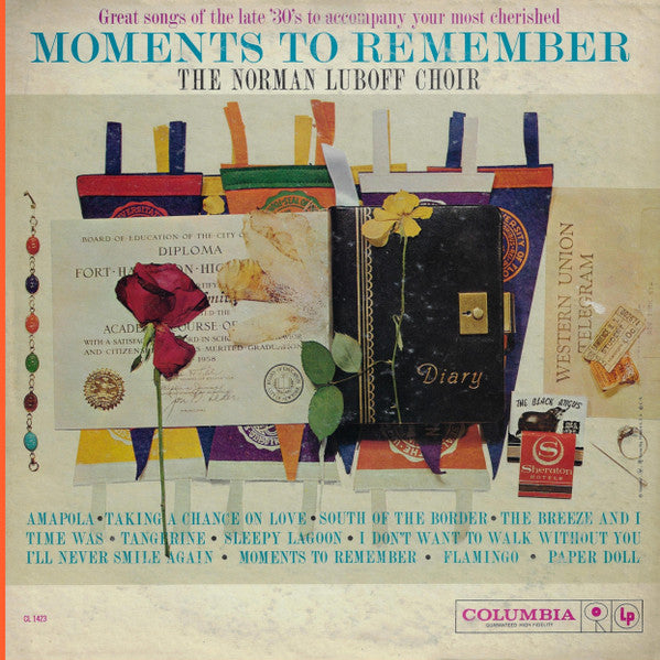 The Norman Luboff Choir* : Moments To Remember (LP, Album, Mono)