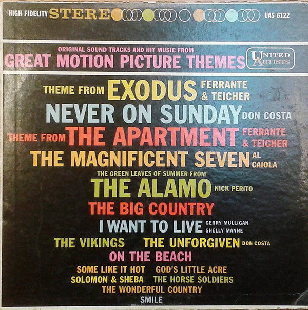 Various : Original Sound Tracks And Hit Music From Great Motion Picture Themes (LP, Comp)