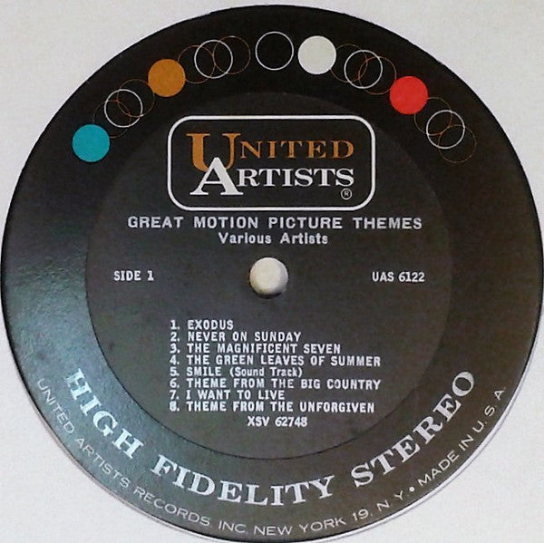 Various : Original Sound Tracks And Hit Music From Great Motion Picture Themes (LP, Comp)