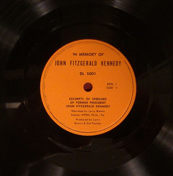 John F. Kennedy : In Memoriam John Fitzgerald Kennedy (LP)