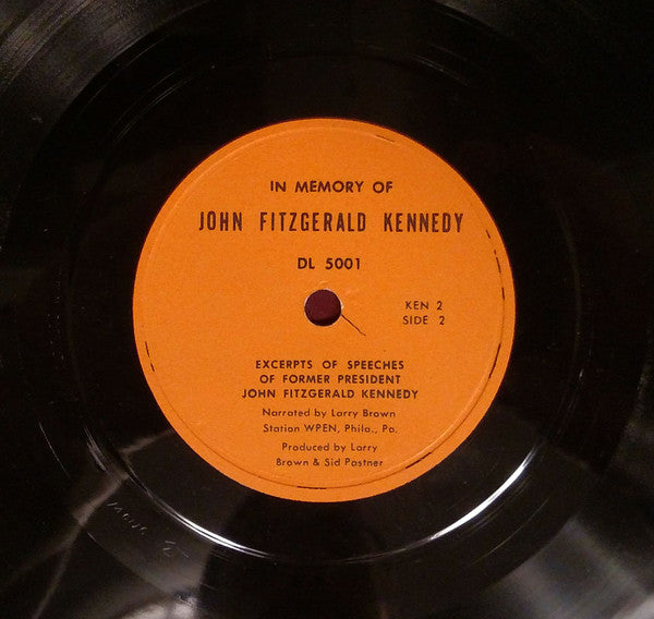 John F. Kennedy : In Memoriam John Fitzgerald Kennedy (LP)