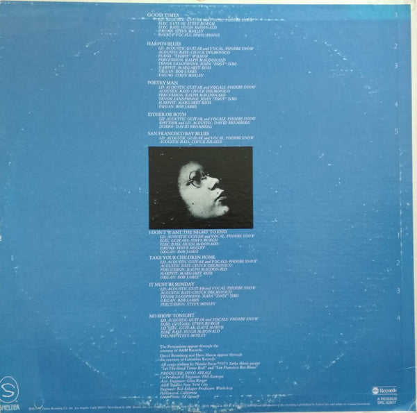 Phoebe Snow : Phoebe Snow (LP, Album, RE)