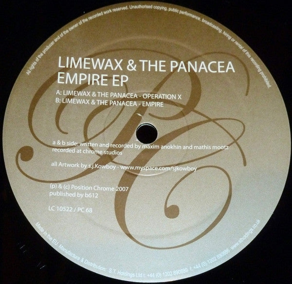 Limewax & Panacea : Empire EP (2x12", EP)