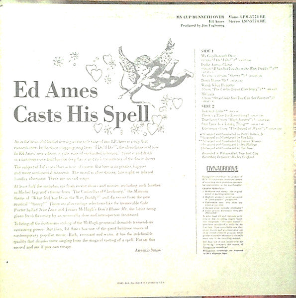 Ed Ames : My Cup Runneth Over (LP, Mono)