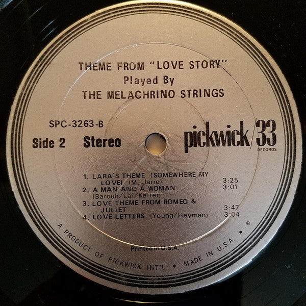 Melachrino* : Love Story (LP, Album, Ter)
