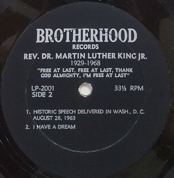 Rev. Dr. Martin Luther King Jr.* : Funeral Services Ebenezer Baptist Church, April 9, 1968 (LP, Album, Bla)