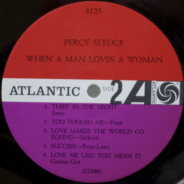 Percy Sledge : When A Man Loves A Woman (LP, Album, Mono)
