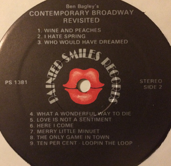 Ben Bagley : Ben Bagley’s Contemporary Broadway Revisited (LP, Album)