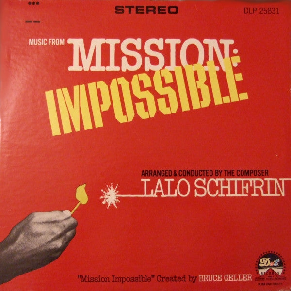 Lalo Schifrin : Music From Mission: Impossible (LP, Album, Mon)