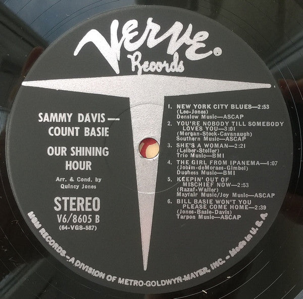 Sammy Davis*, Count Basie : Our Shining Hour (LP, Album)