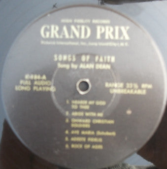 Alan Dean (2) : Songs Of Faith (LP)