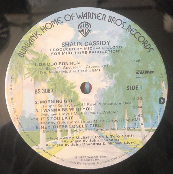 Shaun Cassidy : Shaun Cassidy (LP, Album, RE, Jac)