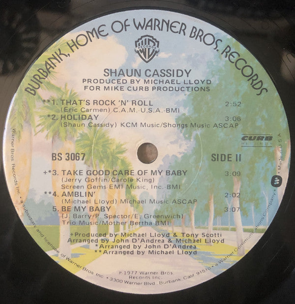 Shaun Cassidy : Shaun Cassidy (LP, Album, RE, Jac)
