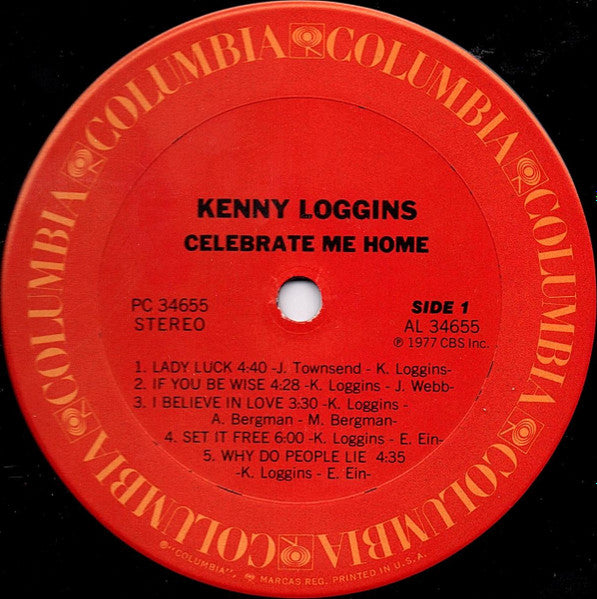 Kenny Loggins : Celebrate Me Home (LP, Album, Ter)