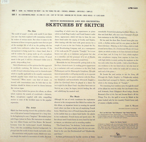 Skitch Henderson & His Orchestra : Sketches By Skitch (LP, Mono, Roc)