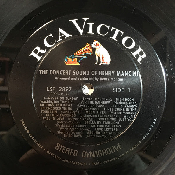 Henry Mancini : The Concert Sound Of Henry Mancini (LP, Album, Ind)