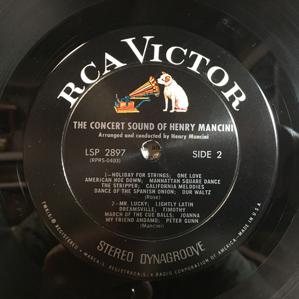 Henry Mancini : The Concert Sound Of Henry Mancini (LP, Album, Ind)