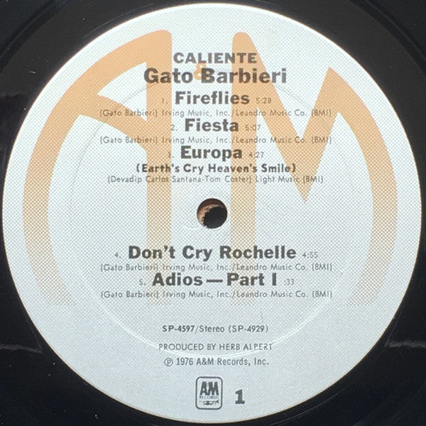 Gato Barbieri : Caliente! (LP, Album, Ter)