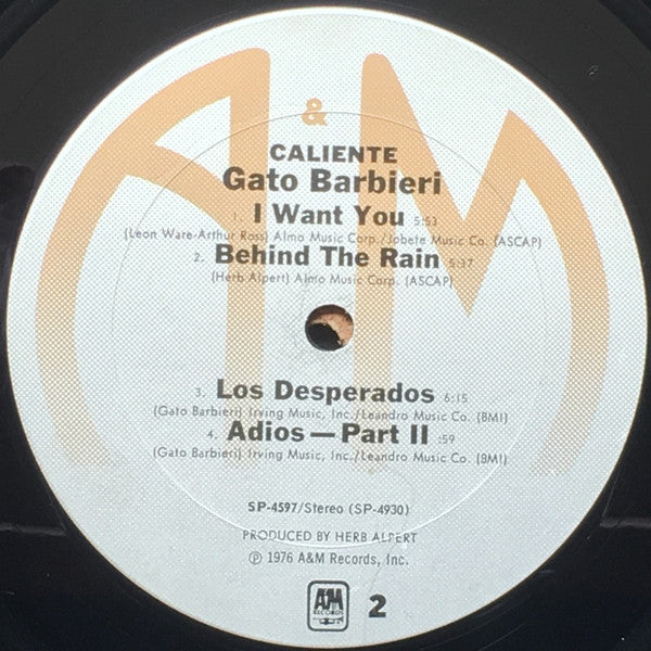 Gato Barbieri : Caliente! (LP, Album, Ter)
