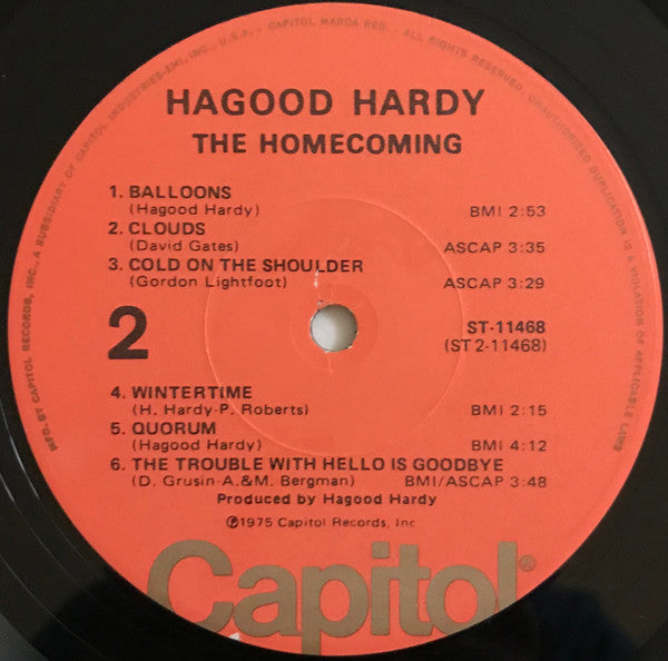 Hagood Hardy : The Homecoming (LP, Album, Los)