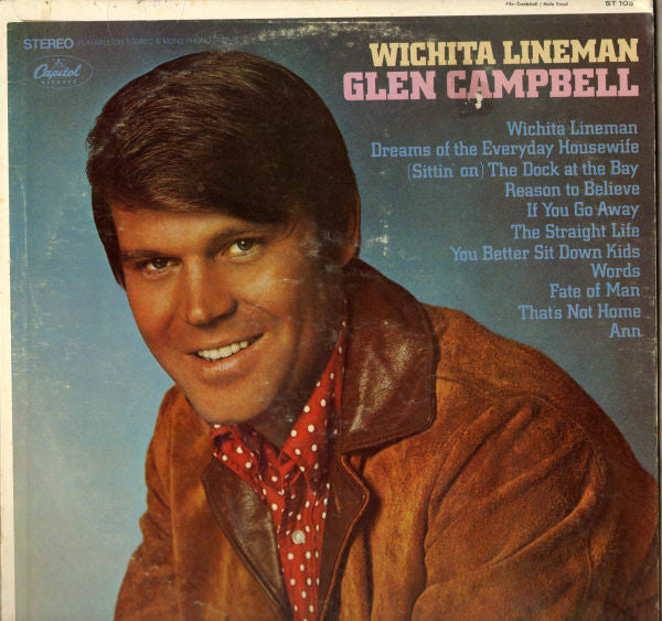 Glen Campbell : Wichita Lineman (LP, Album, Jac)