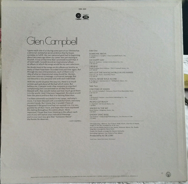 Glen Campbell : Oh Happy Day (LP, Album)
