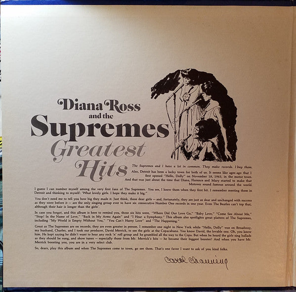 The Supremes : Greatest Hits (2xLP, Comp, Gat)