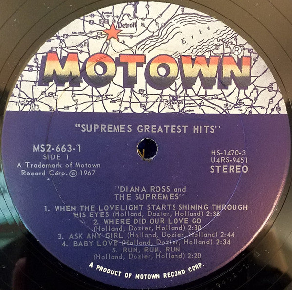 The Supremes : Greatest Hits (2xLP, Comp, Gat)
