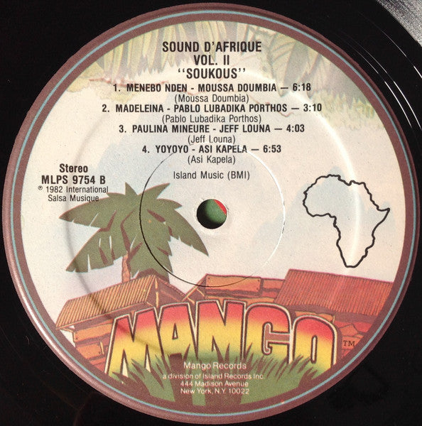 Various : Sound D'Afrique II Soukous (LP, Comp)