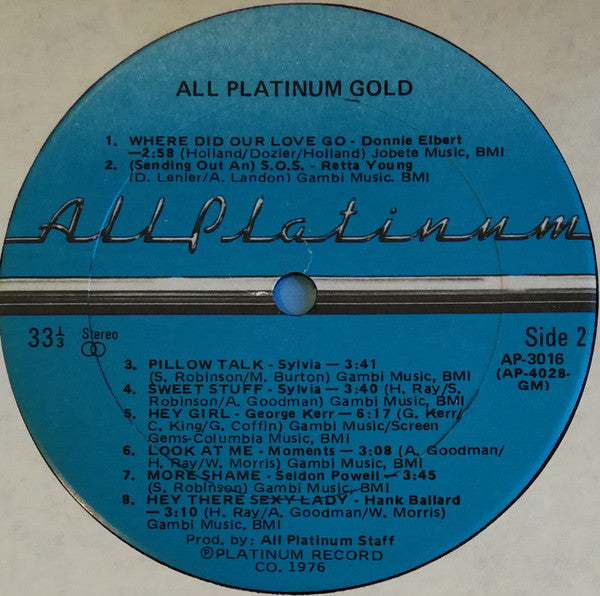 Various : All Platinum Gold (LP, Comp)