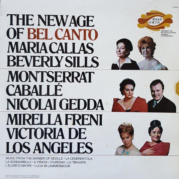 Various : The New Age Of Bel Canto (LP, Album, Comp)