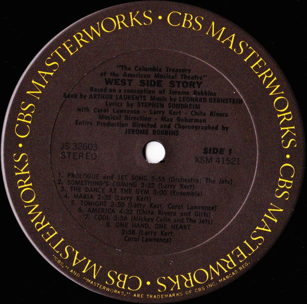 Leonard Bernstein : West Side Story (LP, Album, RE, Car)