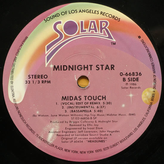 Midnight Star : Midas Touch (12")