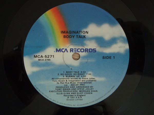 Imagination : Body Talk (LP, Album, Glo)