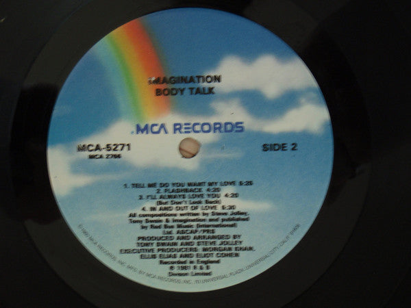 Imagination : Body Talk (LP, Album, Glo)