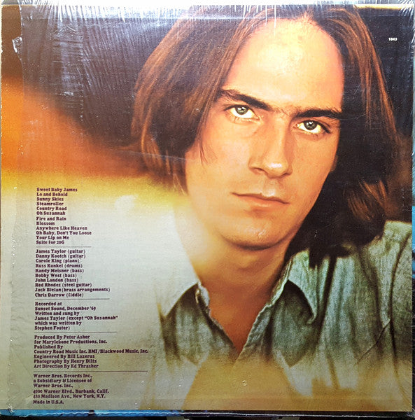 James Taylor (2) : Sweet Baby James (LP, Album, W7 )