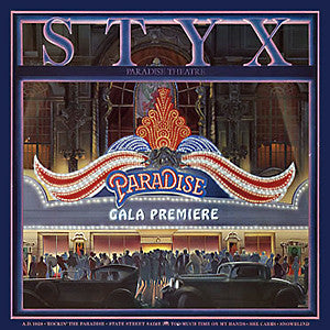 Styx : Paradise Theatre (LP, Album, Etch)