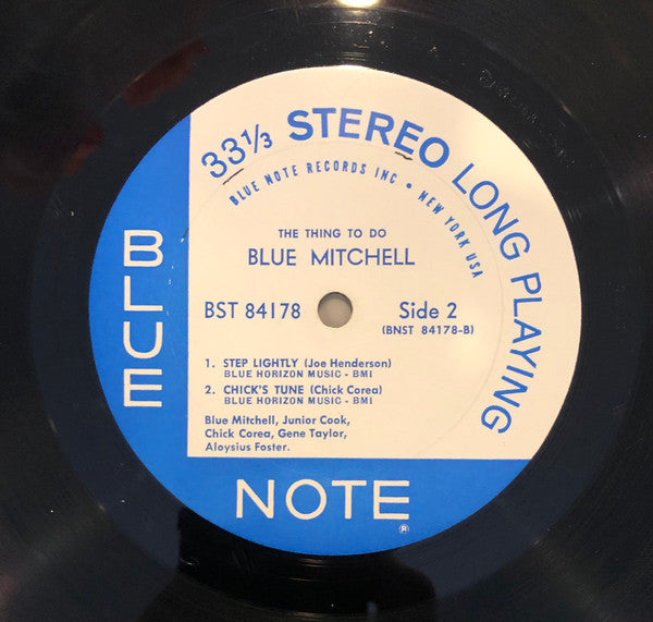 Blue Mitchell : The Thing To Do (LP, Album, RP)