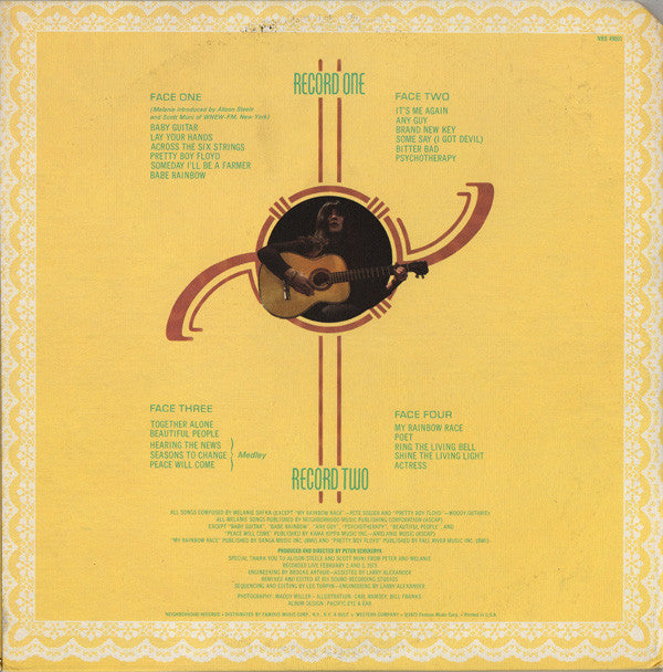 Melanie (2) : Melanie At Carnegie Hall (2xLP, Album, Aut)
