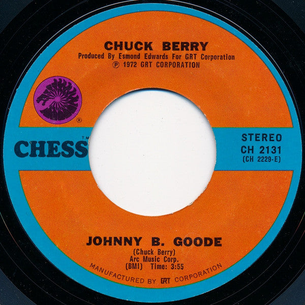 Chuck Berry : My Ding-A-Ling / Johnny B. Goode (7", Single, Styrene, Pit)