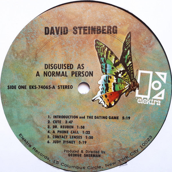 David Steinberg : Disguised As A Normal Person (LP, Album, Pit)