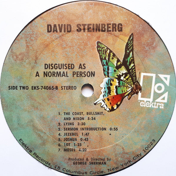David Steinberg : Disguised As A Normal Person (LP, Album, Pit)