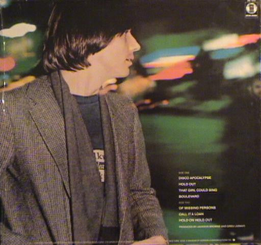 Jackson Browne : Hold Out (LP, Album)