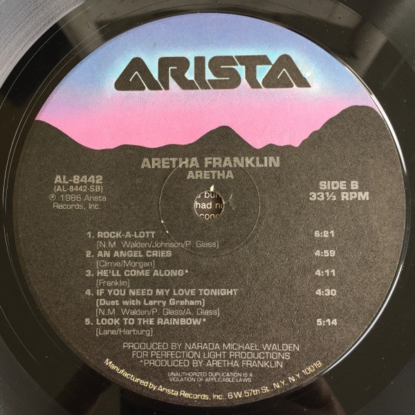 Aretha Franklin : Aretha (LP, Album, Ind)