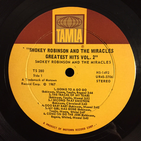 Smokey Robinson & The Miracles* : Greatest Hits (Vol. 2) (LP, Comp)