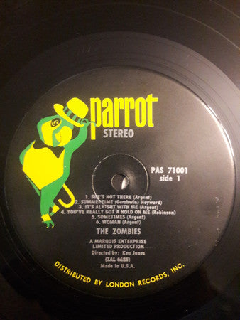 The Zombies : The Zombies (LP, Album)