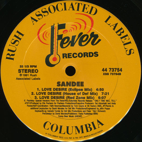 Sandee : Love Desire (12")
